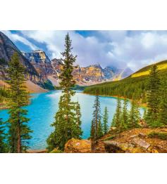 Puzzle Castorland Lago Moraine, Parque Nacional De Banff, Canadá
