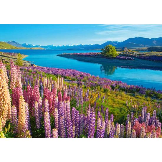 Puzzle Castorland Lago Tekapo, Nova Zelândia de 500 peças