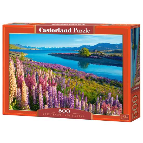 Puzzle Castorland Lago Tekapo, Nova Zelândia de 500 peças