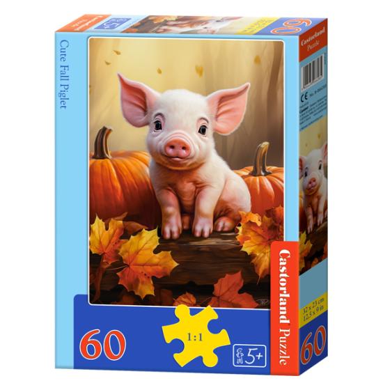 Puzzle Castorland Leitão De Outono Fofo 60 peças