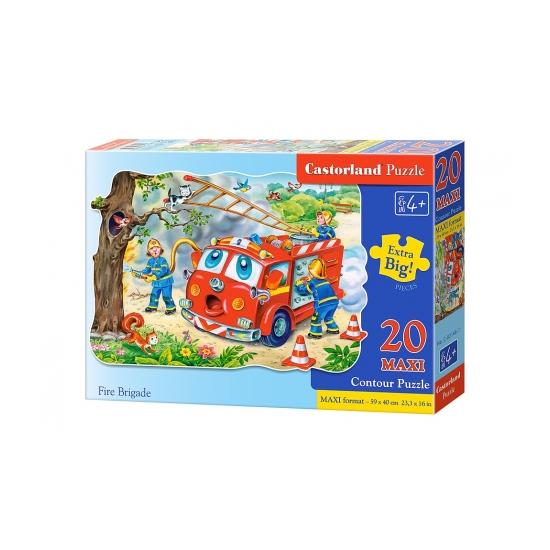 Puzzle Castorland Os Bombeiros MAXI XXL de 20 Peças
