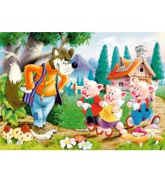 Puzzle Castorland Os Três Porquinhos 60 Peças