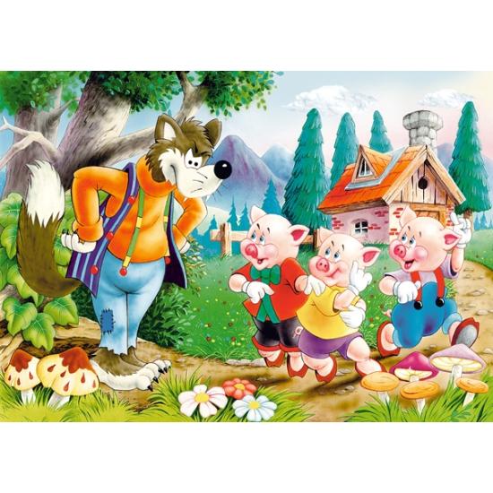 Puzzle Castorland Os Três Porquinhos 60 Peças