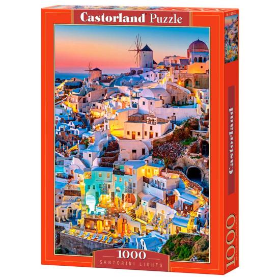 Puzzle Castorland Luzes de Santorini 1000 peças