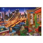 Puzzle Castorland Luzes da Ponte do Brooklyn 1000 peças