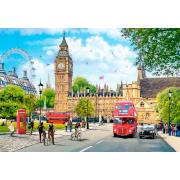 Puzzle Castorland Manhã Movimentada em Londres 1000 Peças