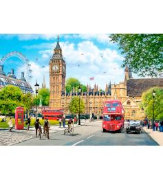 Puzzle Castorland Manhã Movimentada em Londres 1000 Peças