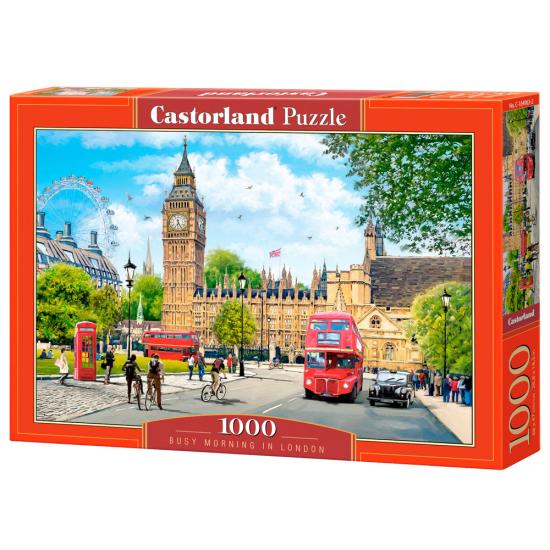 Puzzle Castorland Manhã Movimentada em Londres 1000 Peças