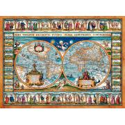 Puzzle Castorland Mapa do Mundo de 1639 de 2000 Peças