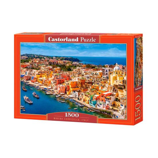 Puzzle Castorland Marina Corricella, Itália 1500 peças