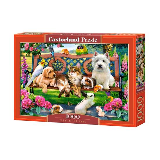 Puzzle Castorland Animais de Estimação no Parque de 1000 Pçs