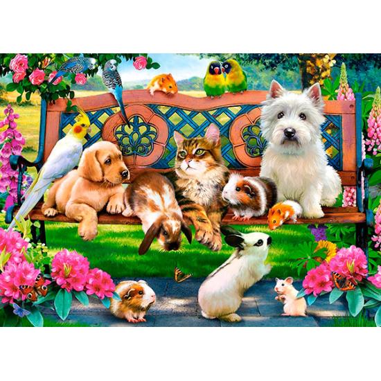 Puzzle Castorland Animais de Estimação no Parque de 180 peças