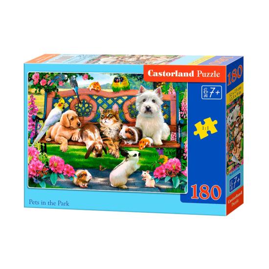 Puzzle Castorland Animais de Estimação no Parque de 180 peças