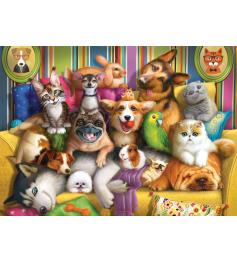 Puzzle Castorland Animais Brincalhões 60 peças