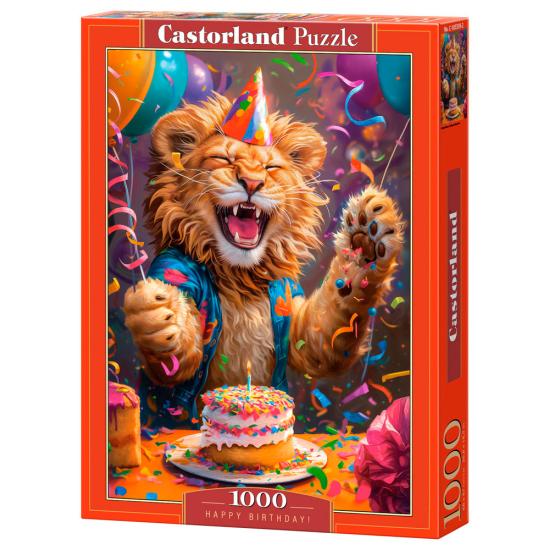 Puzzle Castorland Feliz Aniversário Leão de 1000 peças Puzzle Castorland Feliz Aniversário Leão de 1000 peças