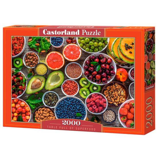 Puzzle Castorland Mesa Cheia de Superalimentos 2.000 peças