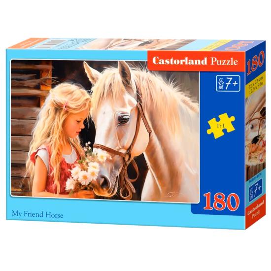 Puzzle Castorland Meu Amigo Cavalo de 180 peças