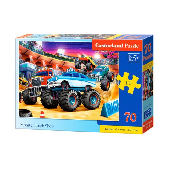 Puzzle Castorland Monster Truck Show 70 peças Puzzle Castorland Monster Truck Show 70 peças