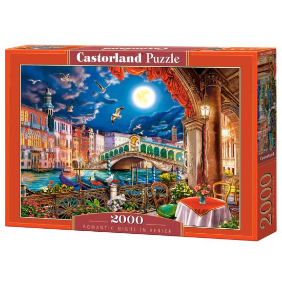 Puzzle Castorland Noite Romântica em Veneza 2.000 peças