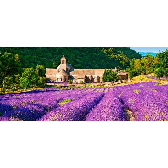 Puzzle Castorland Lavanda em Notre Dame de Senanque 600 Pzs