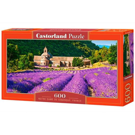 Puzzle Castorland Lavanda em Notre Dame de Senanque 600 Pzs