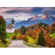 Puzzle Castorland Outono nos Alpes da Baviera, Alemanha 2000 Pc