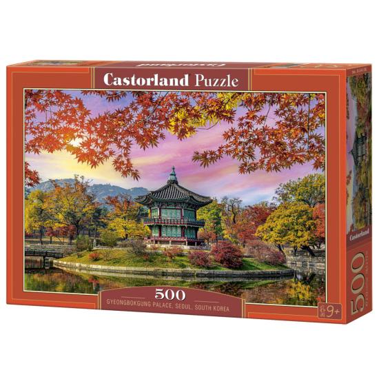 Puzzle Castorland Palácio Gyeongbokgung, Seul de 500 peças