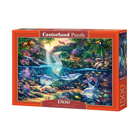 Puzzle Castorland Paraíso da selva de 1500 peças