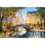 Puzzle Castorland Dusk caminhada pelo Central Park de 100