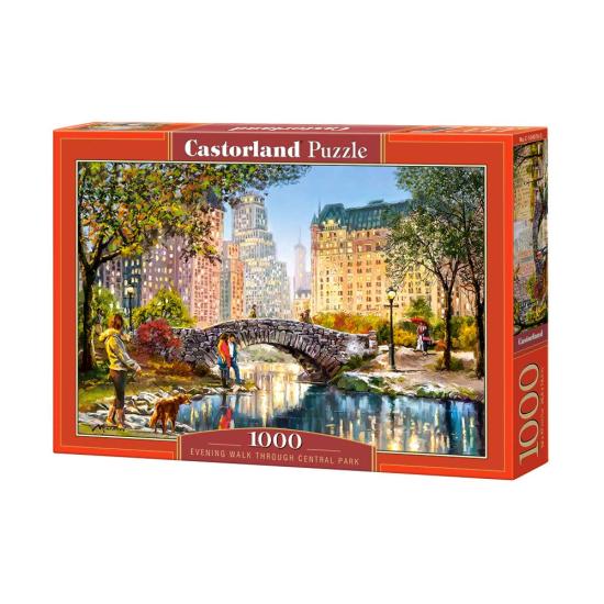 Puzzle Castorland Dusk caminhada pelo Central Park de 100
