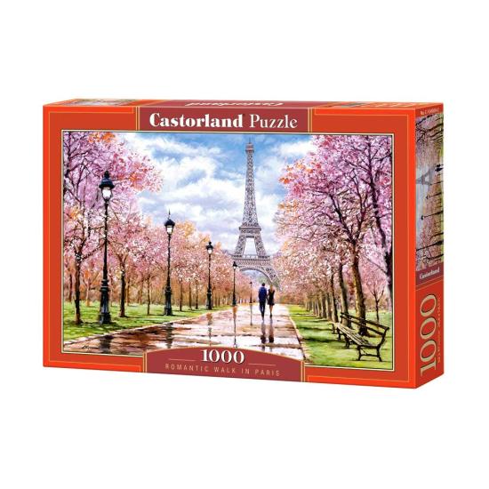 Puzzle Castorland Passear Romântico em Paris 1000 Peças