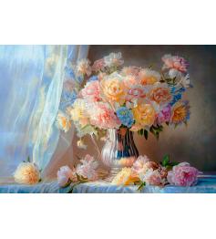 Puzzle Castorland Peônias Pastel 1500 peças