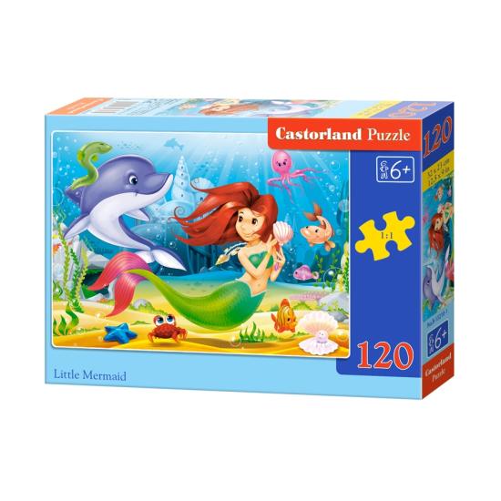 Puzzle Castorland Pequena Sereia 120 Peças
