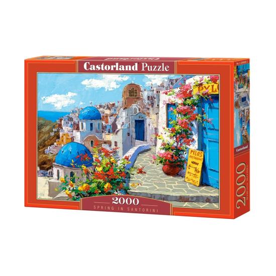 Puzzle Castorland Primavera em Santorini 2000 peças