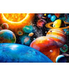 Puzzles Castorland Planetas e suas Luas de 180 peças