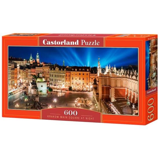 Puzzle Castorland Plaza Mayor à noite 600 peças