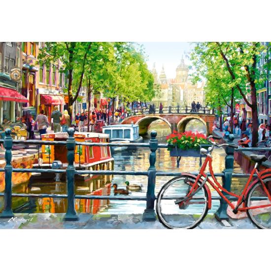 Puzzle Castorland Postal Amsterdam 1000 Peças