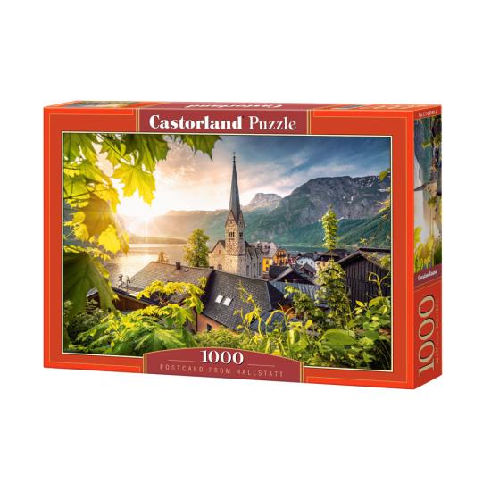Puzzle Castorland Cartão Postal de Hallstatt 1000 Peças