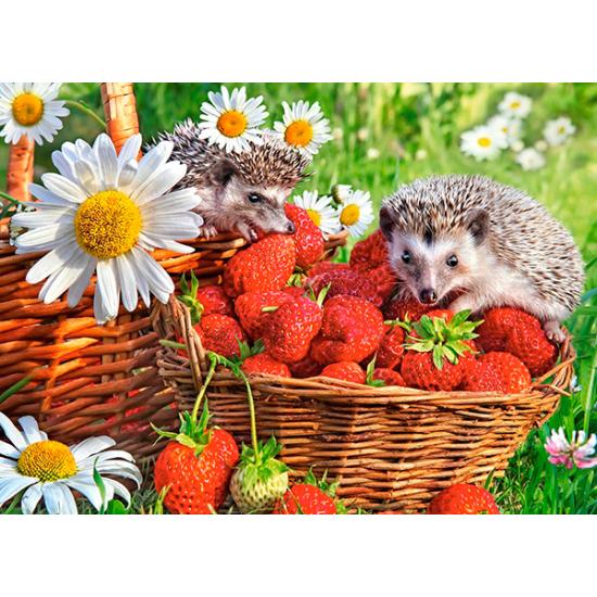 Puzzle Castorland Sobremesa de Morango de 200 peças