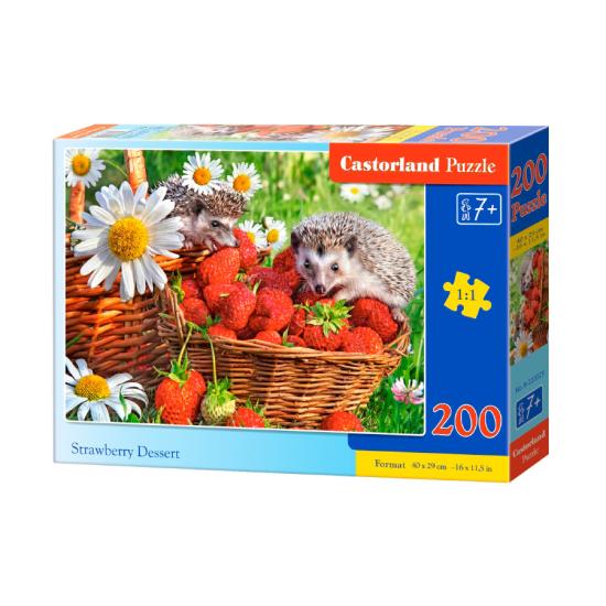 Puzzle Castorland Sobremesa de Morango de 200 peças