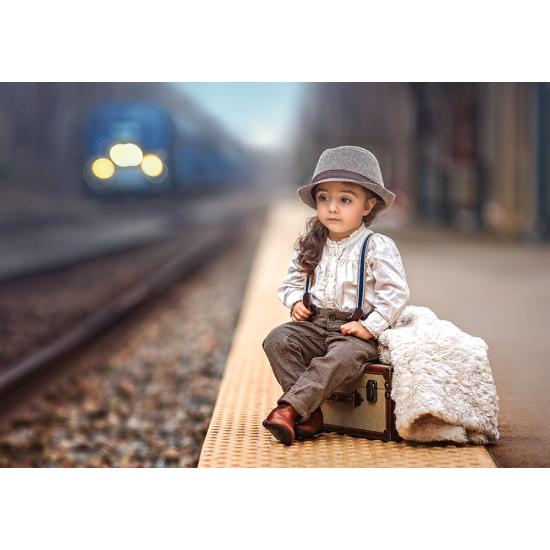 Puzzle Castorland preparado para conhecer o mundo de 500