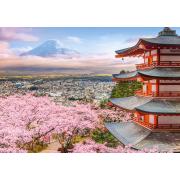 Puzzle Castorland Primavera No Japão de 500 peças