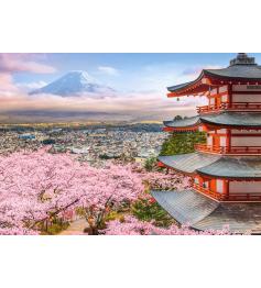 Puzzle Castorland Primavera No Japão de 500 peças