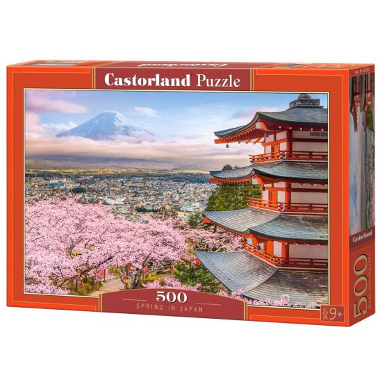 Puzzle Castorland Primavera No Japão de 500 peças