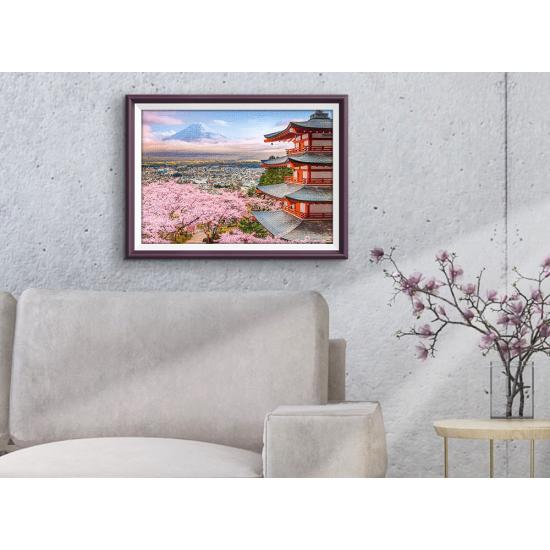 Puzzle Castorland Primavera No Japão de 500 peças
