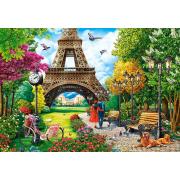 Puzzle Castorland Primavera em París 1000 Peças