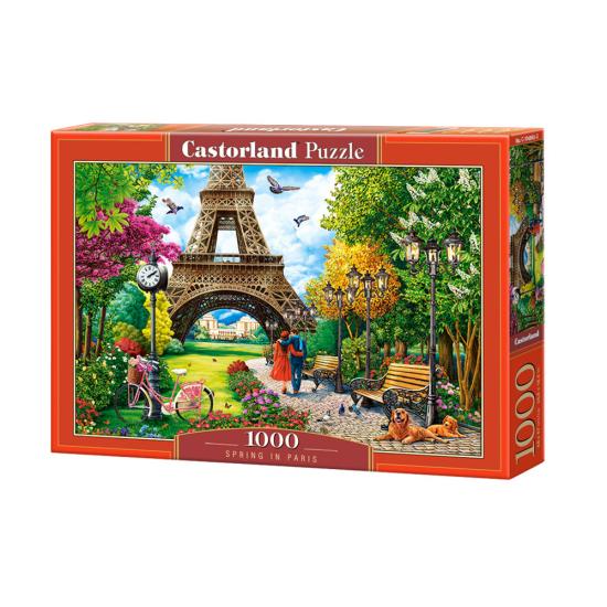 Puzzle Castorland Primavera em París 1000 Peças