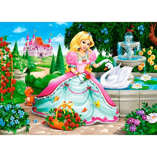 Puzzle Castorland Princesa com Cisne de 60 peças