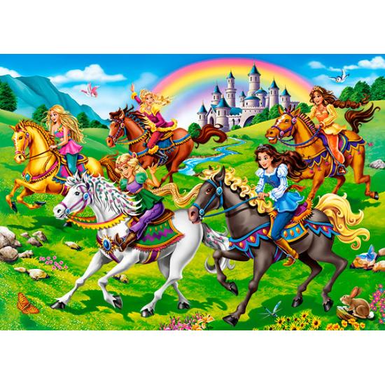 Puzzle Castorland Cavalo de Passeio Princesa de 260 peças