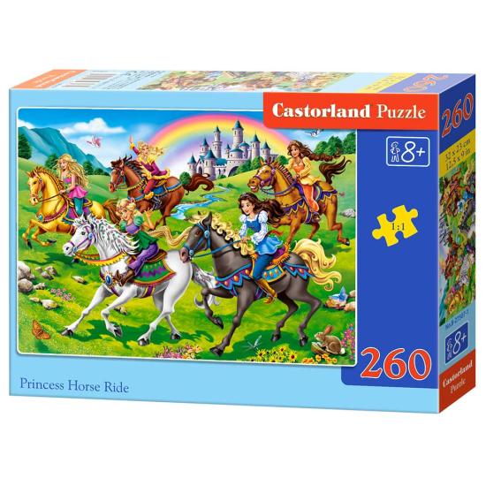 Puzzle Castorland Cavalo de Passeio Princesa de 260 peças